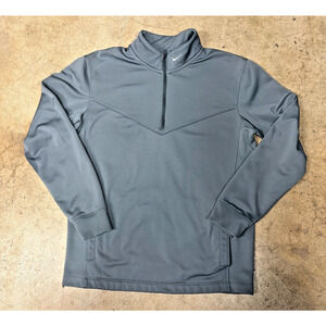 Nike Golf Therma-Fit Tour Performance Sweater Mens Grey Pullover Top Size Medium